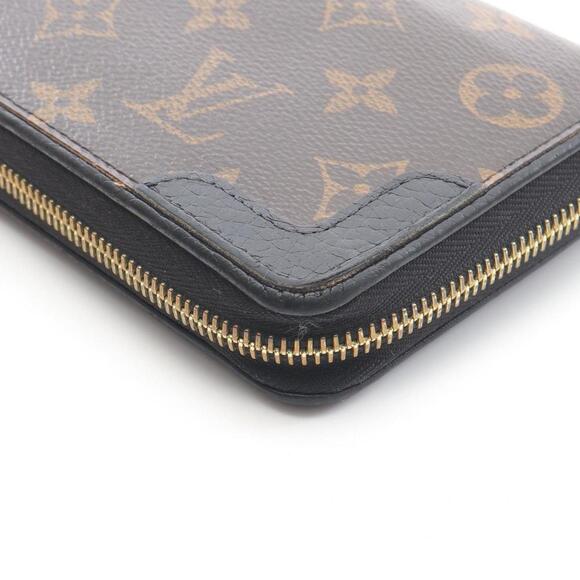 LOUIS VUITTON Brown Monogram Leather Wallet - Picture 6 of 12